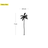 Grand tatouage de palmier 