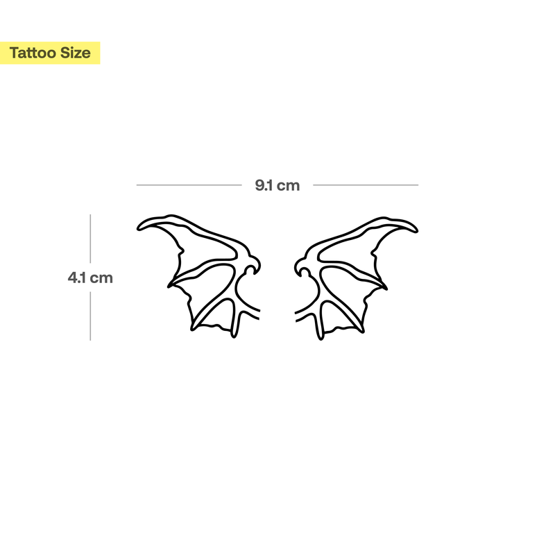 Tatouage Ailes de Chauve-souris