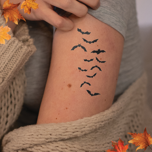 Tatouage Nuée de Chauves-souris