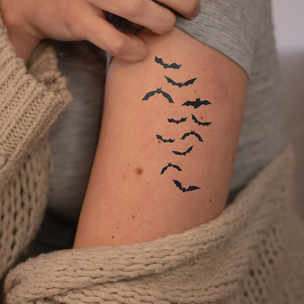 Tatouage Nuée de Chauves-souris