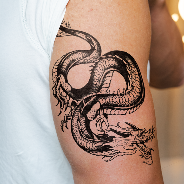 Tatouage Dragon Sauvage