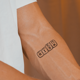 Tatouage Rich/ Risk