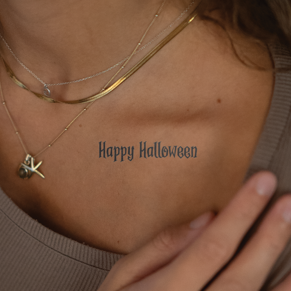 Tatouage Happy Halloween