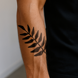 Tatouage Grande Feuille