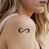Tatouage Vague Infinie