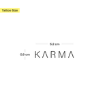 Tatouage Karma &amp; Calme - Double Pack 