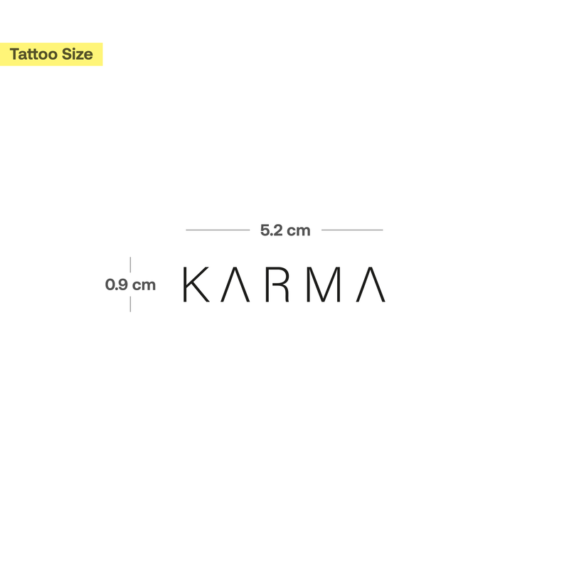 Tatouage Karma &amp; Calme - Double Pack 