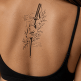 Tatouage Kitsune Katana