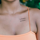 Tatouage Hakuna Matata 