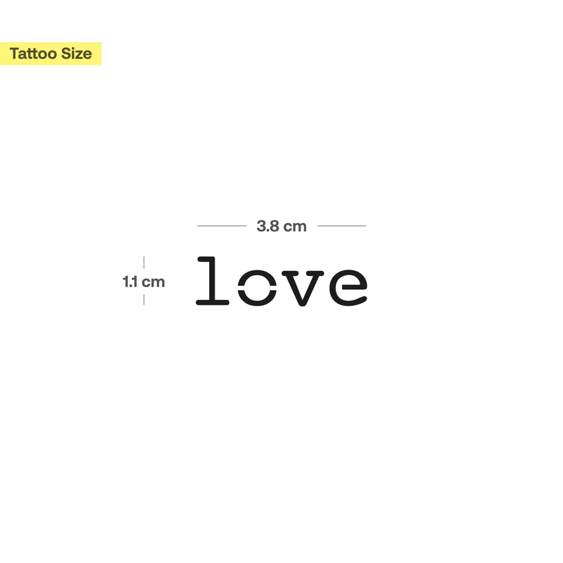 Tatouage Amour Infini - Lot de 2 