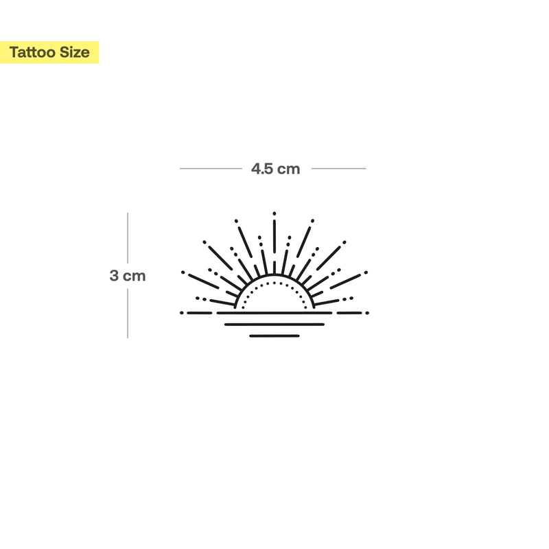 Tatouage d'ornements - lot de deux 