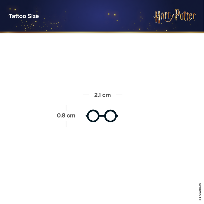 Harry Potter Brille Tattoo