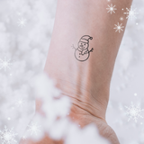 Tatouage de petit bonhomme de neige