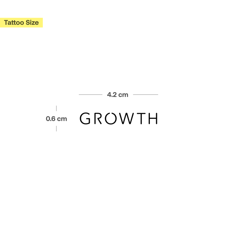 Tatouage Growth 