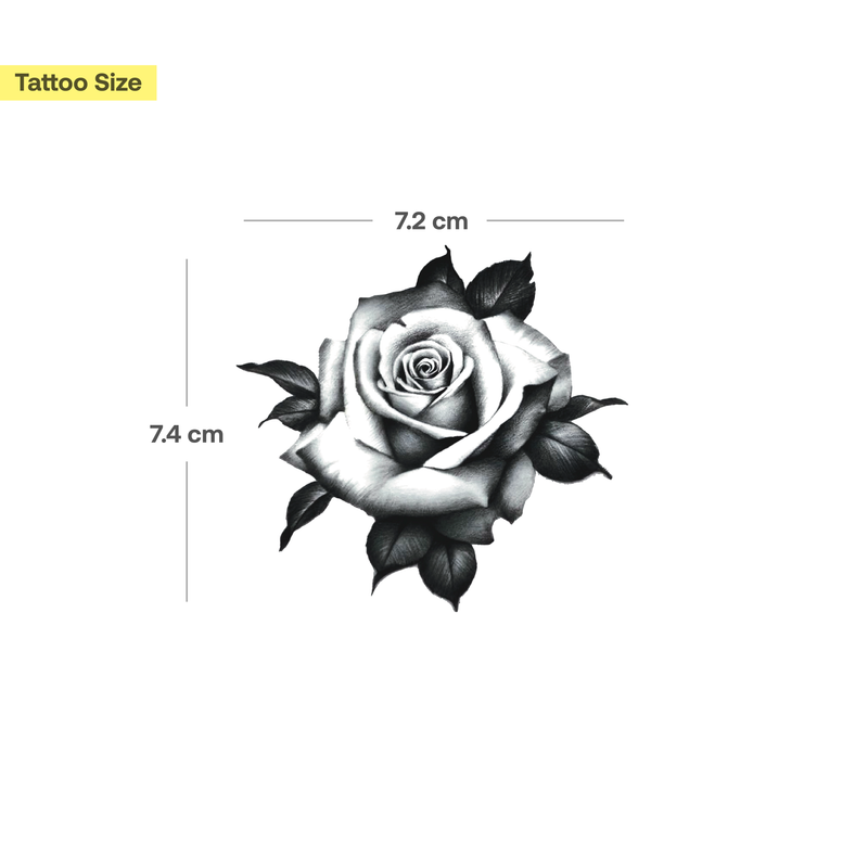 Tatouage Rose traditionnelle