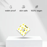 Tatouage papillon avec initiales (A-Z)