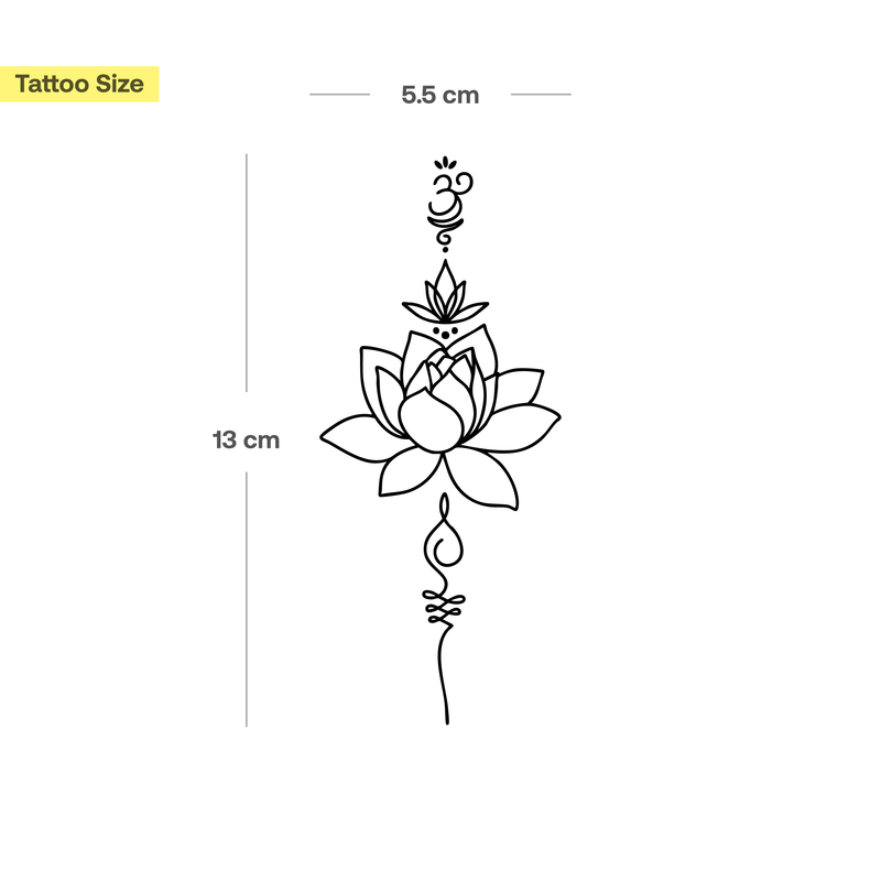 Spirituelle Ornamente Tattoo