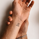 Tatouage We Are Water