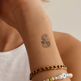 Tatouage Vague Abstraite