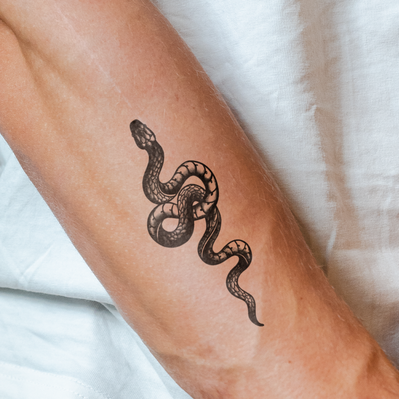 Tatouage Grand serpent