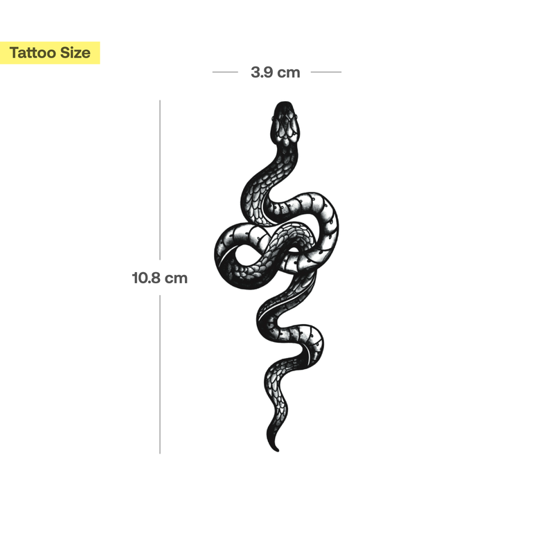 Tatouage Grand serpent