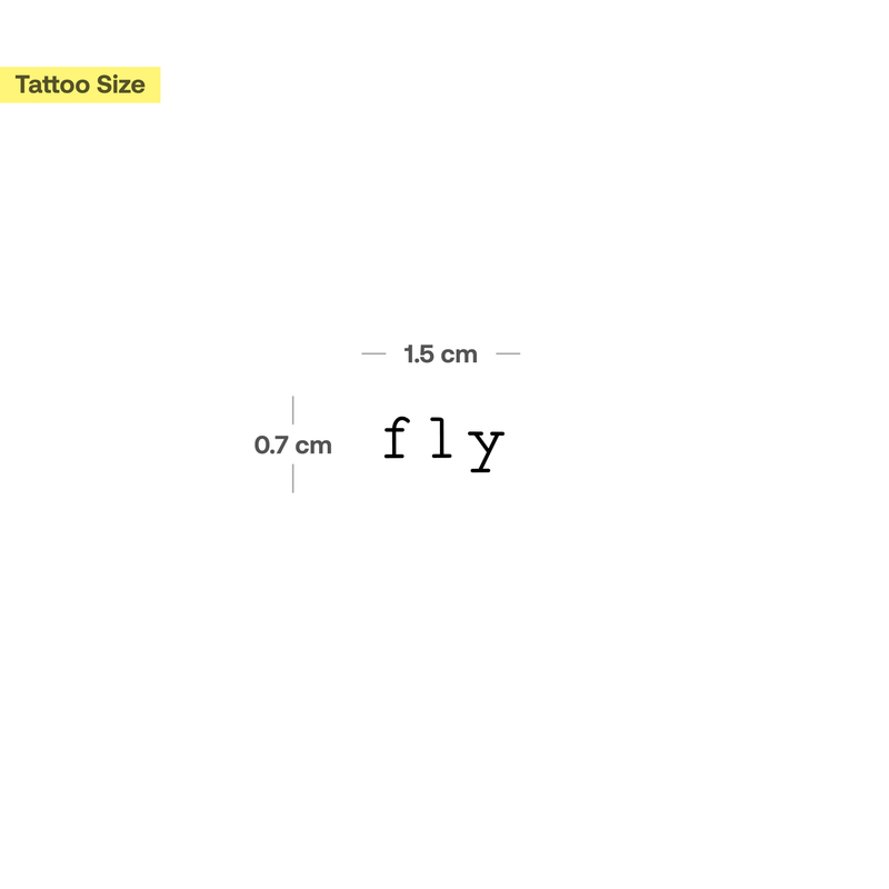 Tatouage Fly 