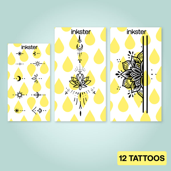 Lot de tatouages d'ornement